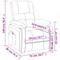 Preview: Massagesessel Braun Stoff