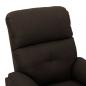 Preview: Massagesessel Dunkelbraun Stoff