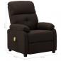 Preview: Massagesessel Dunkelbraun Stoff