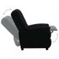 Preview: Relaxsessel Schwarz Stoff
