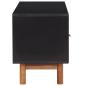 Preview: TV-Schrank 100x35x45 cm Akazie Massivholz und MDF