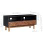 Preview: TV-Schrank 100x35x45 cm Akazie Massivholz und MDF