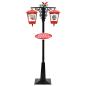 Preview: Weihnachts-Straßenlampe mit Weihnachtsmann 81 x 40 x 188 cm PVC
