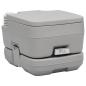 Preview: Tragbare Campingtoilette Grau 10 + 10 L