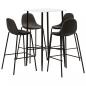 Preview: ARDEBO.de - 5-tlg. Bar-Set Stoff Dunkelgrau