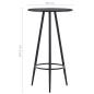 Preview: 3-tlg. Bar-Set Stoff Dunkelgrau