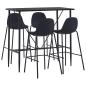 Preview: 5-tlg. Bar-Set Stoff Schwarz