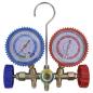 Preview: Vakuumpumpe Einstufig mit 2-Wege-Verteiler-Manometer Set