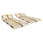 Preview: Lattenroste 2 Stk. mit 28 Latten 7 Zonen 70x200 cm