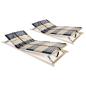 Preview: Lattenroste 2 Stk. mit 42 Latten 7 Zonen 80x200 cm