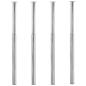 Preview: Teleskopische Tischbeine 4 Stk. Chrom 710 - 1100 mm