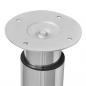 Preview: Teleskopische Tischbeine 4 Stk. Chrom 710 - 1100 mm