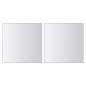 Preview: 16-tlg. Spiegelfliesen-Set Verschiedene Formen Glas