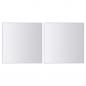 Preview: 48-tlg. Spiegelfliesen-Set Quadratisch Glas