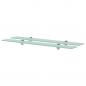 Preview: ARDEBO.de - Schweberegale 2 Stk. Glas 80x20 cm 8 mm