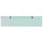 Preview: Schweberegale 2 Stk. Glas 80x20 cm 8 mm