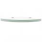 Preview: Eckregale 2 Stk. mit Verchromten Halterungen Glas Transparent