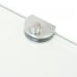 Preview: Eckregale 2 Stk. mit Verchromten Halterungen Glas Transparent