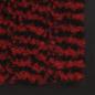 Preview: Schmutzfangmatten 2 Stk. Rechteckig Getuftet 80x120cm Rot