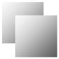 Preview: Wandspiegel 2 Stk. 60x60 cm Quadratisch Glas