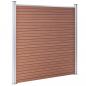 Preview: Gartenzaun WPC 526x186 cm Braun