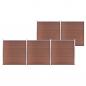 Preview: ARDEBO.de - Gartenzaun WPC 872x186 cm Braun