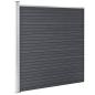 Preview: Gartenzaun WPC 526x186 cm Grau