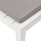Preview: Gartenstühle mit Auflagen 4 Stk. Kunststoff Weiß