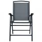 Preview: 3-tlg. Bistro-Set Grau Stahl