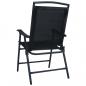 Preview: 3-tlg. Bistro-Set Schwarz Stahl
