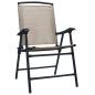 Preview: 3-tlg. Bistro-Set Taupe Stahl