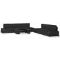 Preview: 7-tlg. Garten-Lounge-Set Poly Rattan Schwarz