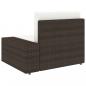 Preview: 4-tlg. Garten-Lounge-Set Poly Rattan Braun