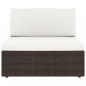 Preview: 8-tlg. Garten-Lounge-Set Poly Rattan Braun