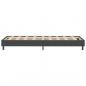 Preview: Boxspringbett Dunkelgrau Stoff 80x200 cm