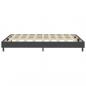 Preview: Boxspringbett Dunkelgrau Stoff 180x200 cm