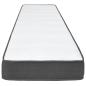 Preview: Boxspringbett Dunkelgrau Stoff 200x200 cm