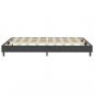 Preview: Boxspringbett Dunkelgrau Stoff 180x200 cm