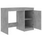 Preview: Schreibtisch Betongrau 140x50x76 cm Holzwerkstoff