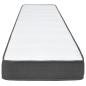 Preview: Boxspringbett Dunkelgrau Stoff 200x200 cm