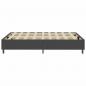 Preview: Boxspringbett Dunkelgrau Stoff 180x200 cm