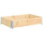 Preview: Hochbeet 50x100 cm Kiefer Massivholz