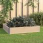 Preview: Hochbeet 100x100 cm Kiefer Massivholz
