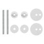 Preview: Toilettensitze mit Deckel 2 Stk. MDF Tiefsee-Design