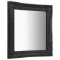 Preview: Wandspiegel im Barock-Stil 50x60 cm Schwarz