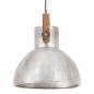 Preview: Hängelampe Industriestil 25 W Silbern Rund 40 cm E27