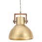 Preview: Hängelampe Industriestil 25 W Messing Rund 40 cm E27