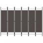 Preview: ARDEBO.de - 6-tlg. Raumteiler Anthrazit 240 x 180 cm