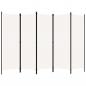 Preview: 5-tlg. Raumteiler Weiß 250x180 cm