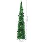Preview: Künstlicher Pop-Up-Weihnachtsbaum Grün 120 cm PET